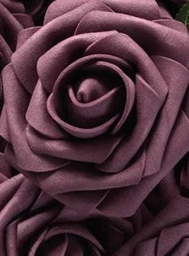 100pcs ~ Real Touch Foam Roses Wholesale Bulk RT-100