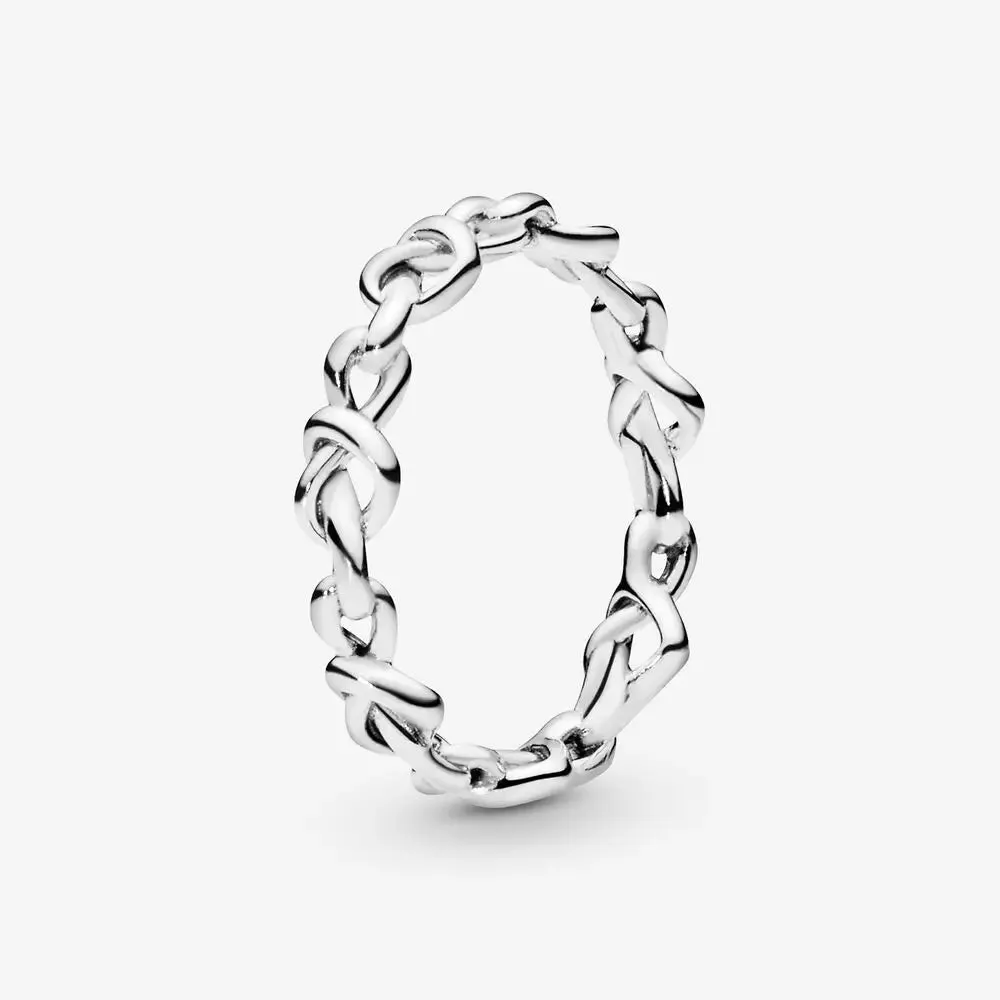 925 Sterling Silver Rings For Women Original Crown Heart Wishbone Engagement Wedding Rose Gold Crystal Ring Luxury Jewelry