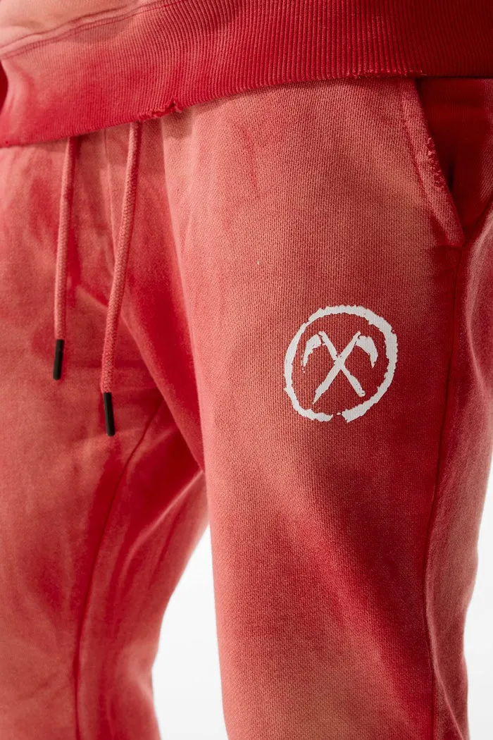 Afterlife Stacked Sweatpants (Red) 8631L