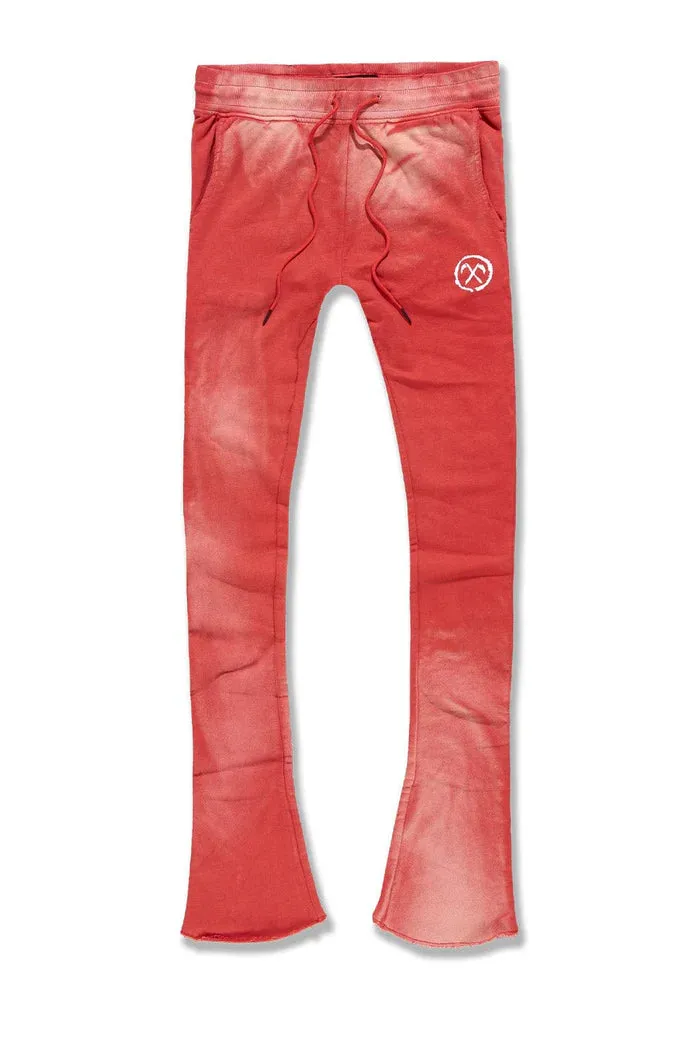 Afterlife Stacked Sweatpants (Red) 8631L