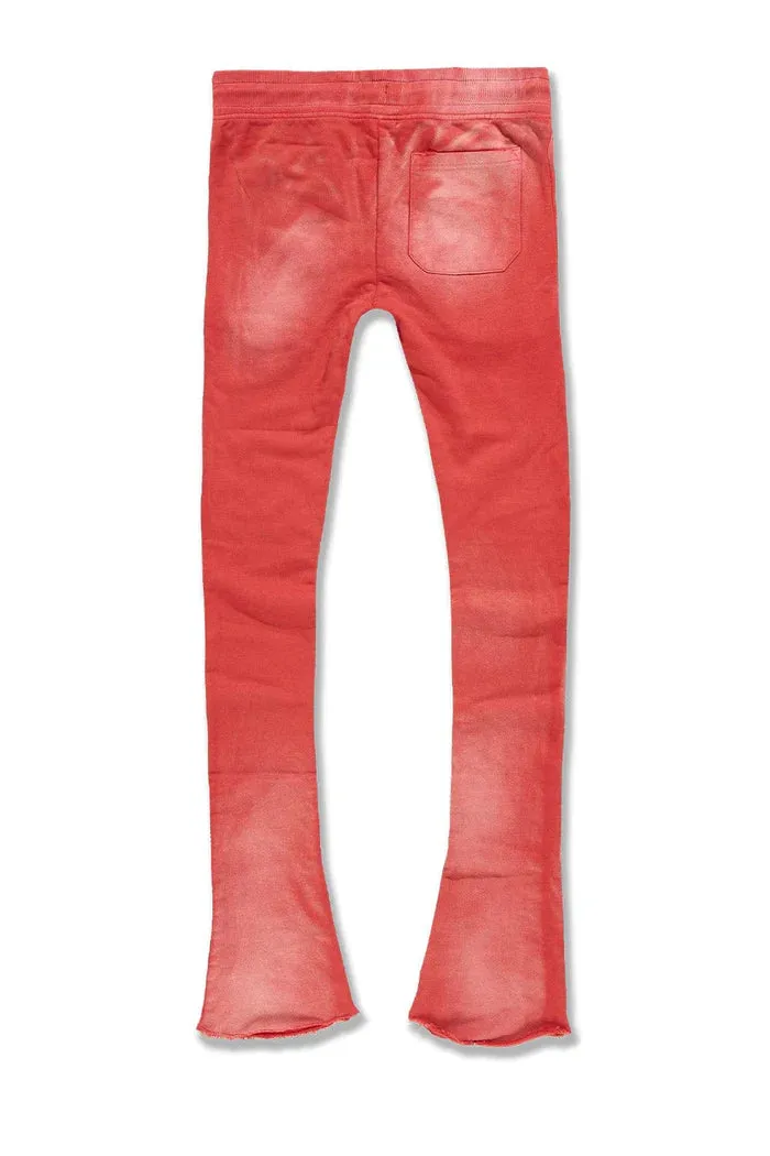 Afterlife Stacked Sweatpants (Red) 8631L