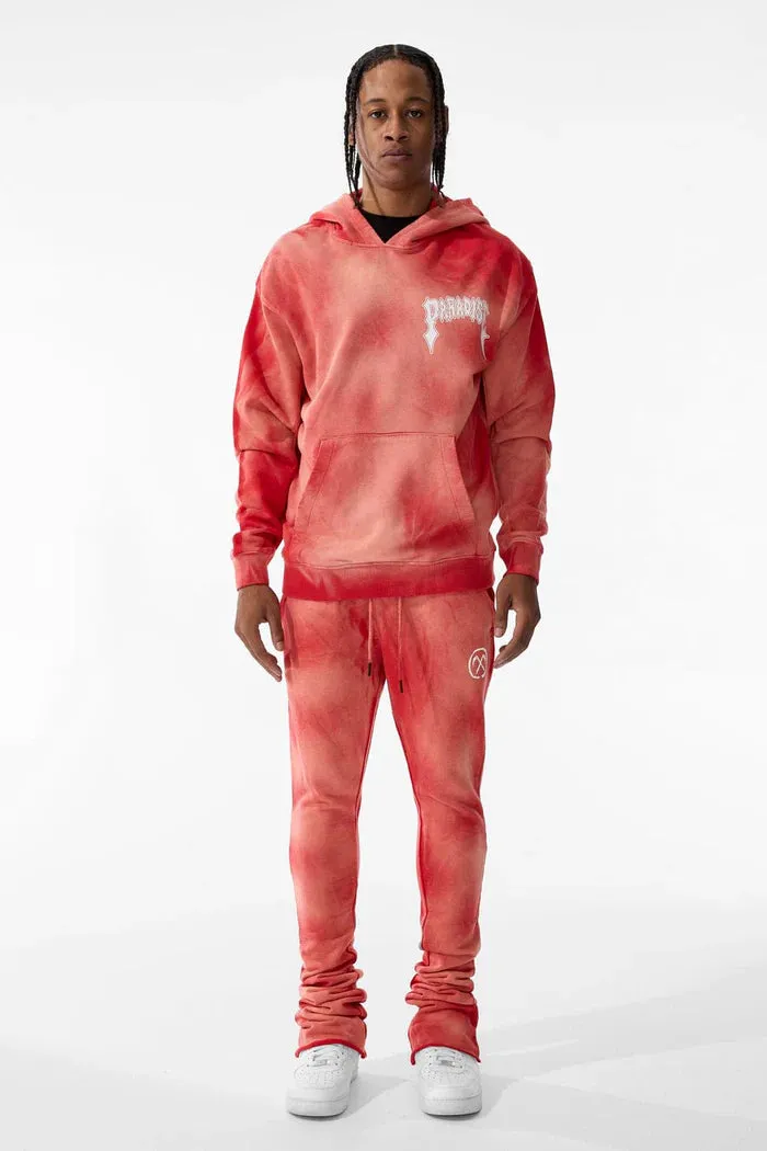 Afterlife Stacked Sweatpants (Red) 8631L