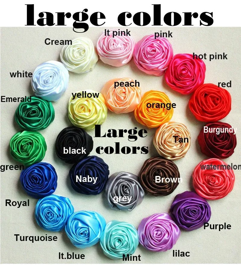 ALANA ~ Deluxe Satin Roses Brooch Bouquet or DIY KIT