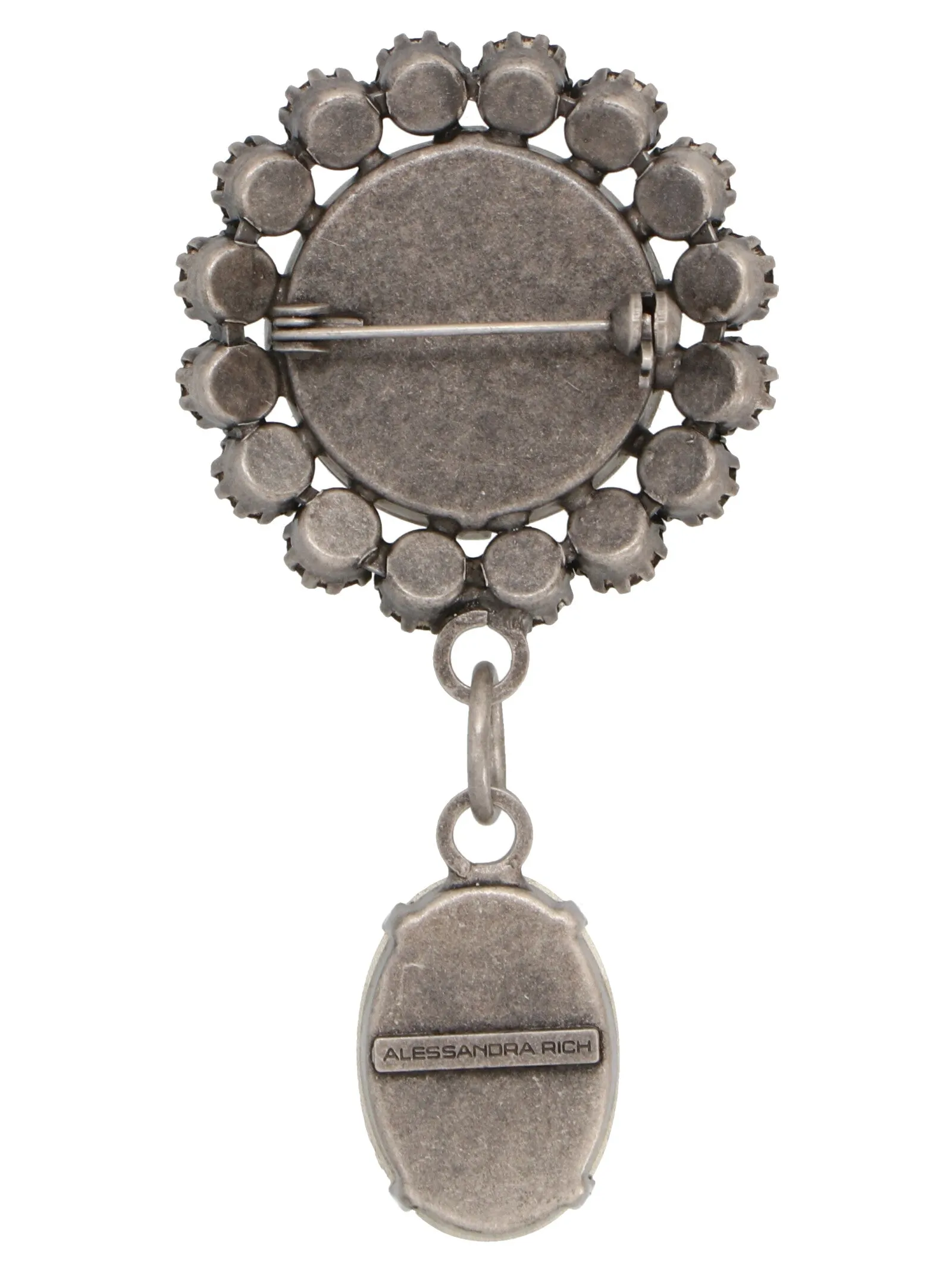 Alessandra Rich Cyrstal Embellished Brooch