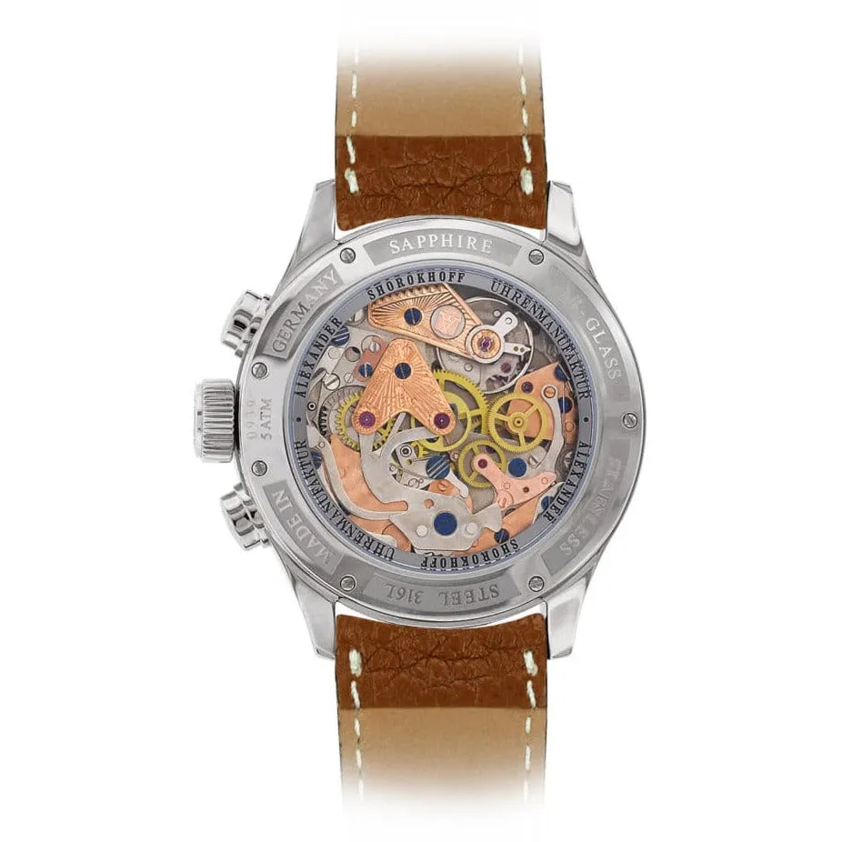 ALEXANDER SHOROKHOFF Chrono Regulator Blue-grey