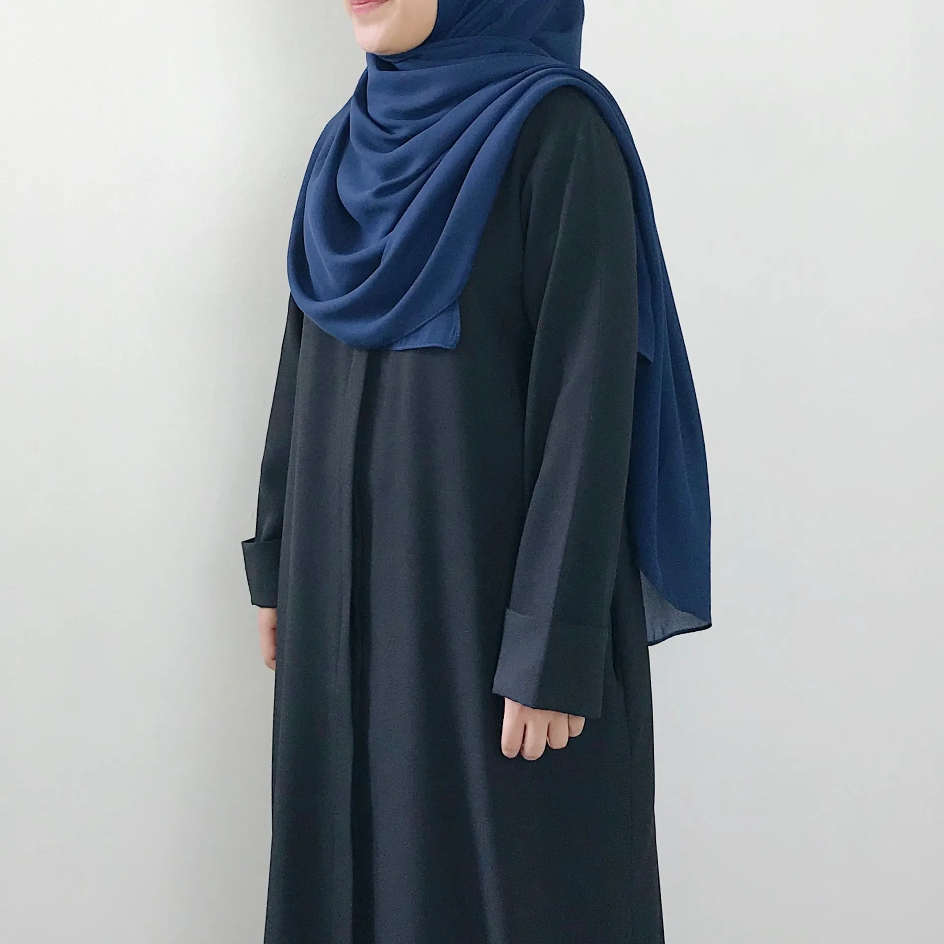 AS/IS - Korean Chiffon : Navy
