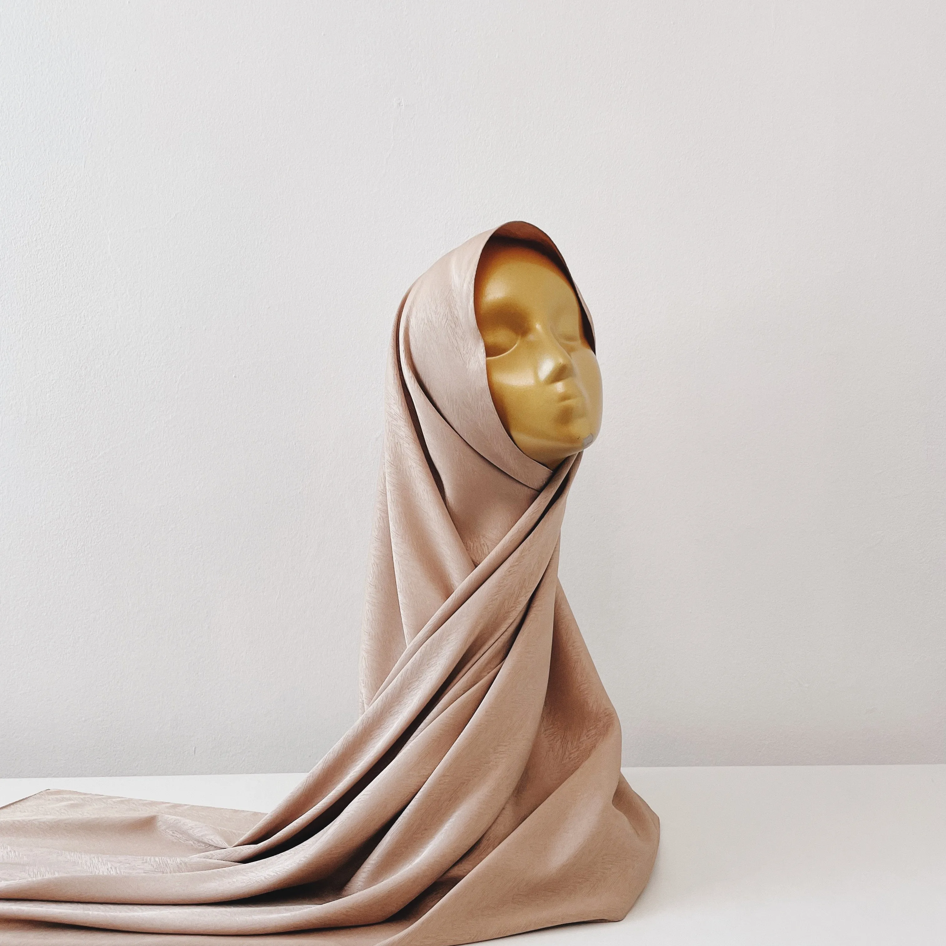 AS/IS - Lined Satin : Caramel