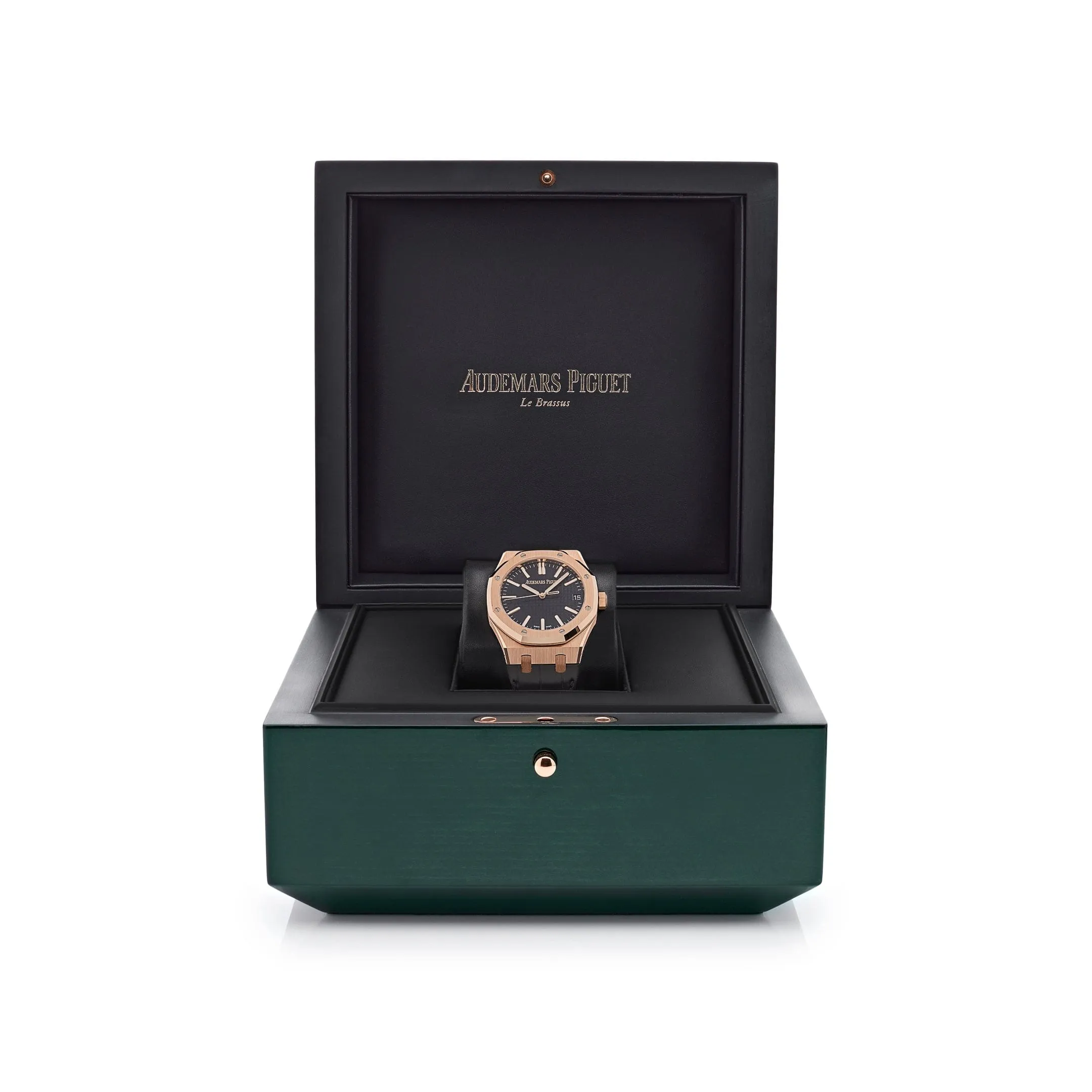 Audemars Piguet Royal Oak 15510OR.OO.D002CR.02 Rose Gold FULL Bracelet Black Dial (2024)