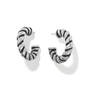 Brighton | Interlok Twist Small Post Hoop Earring