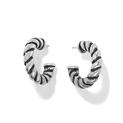 Brighton | Interlok Twist Small Post Hoop Earring