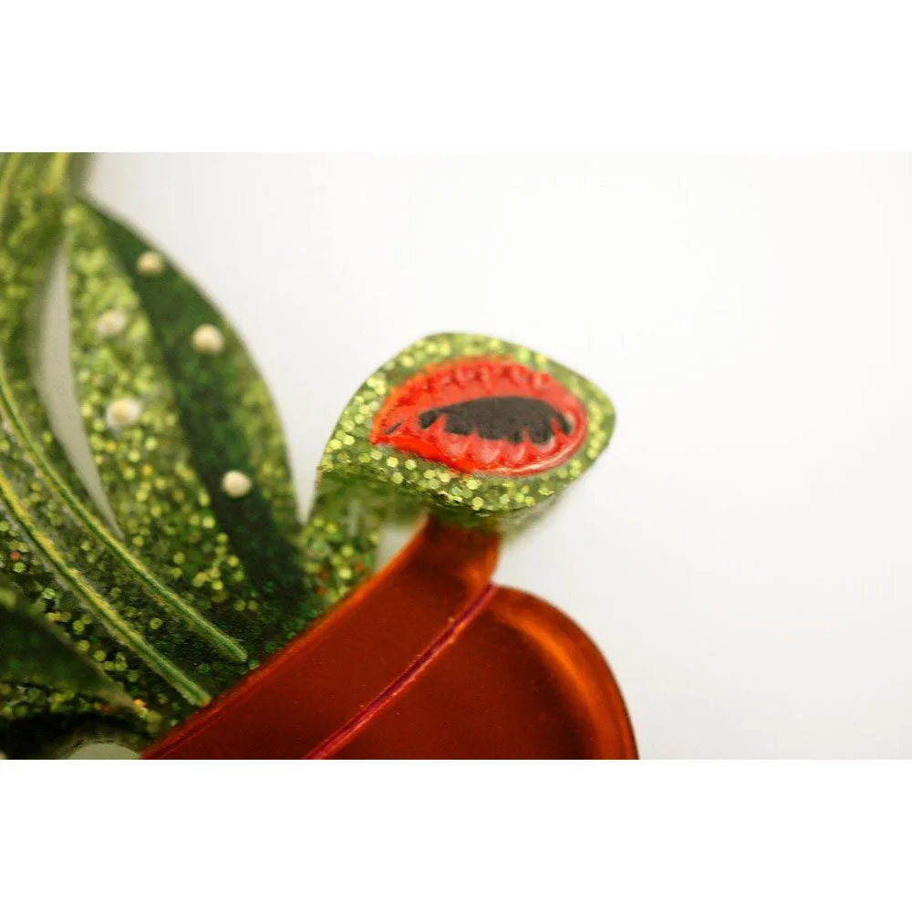 Carnivorous Plant Brooch by Laliblue
