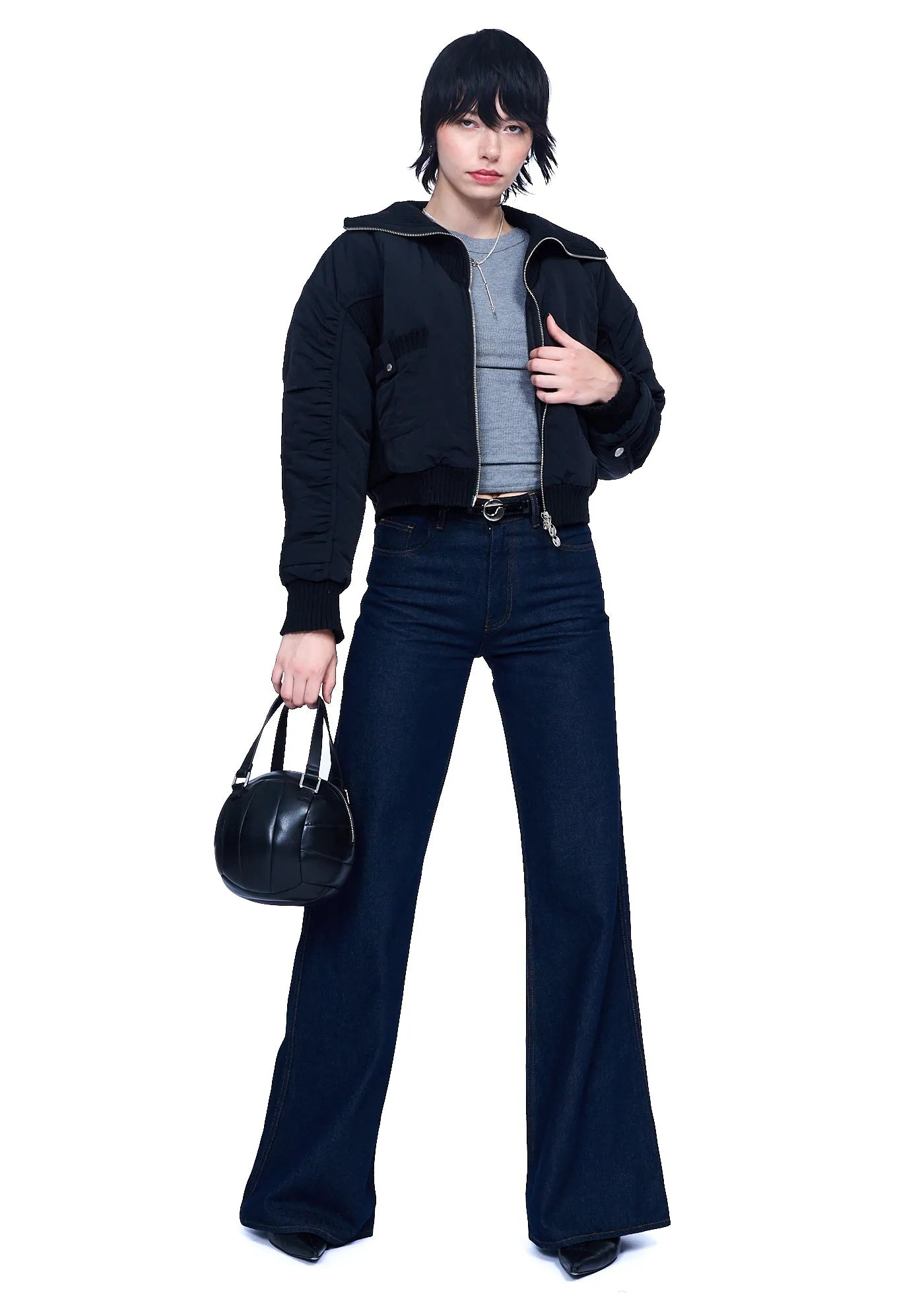 Coperni Croco Logo Skinny Belt