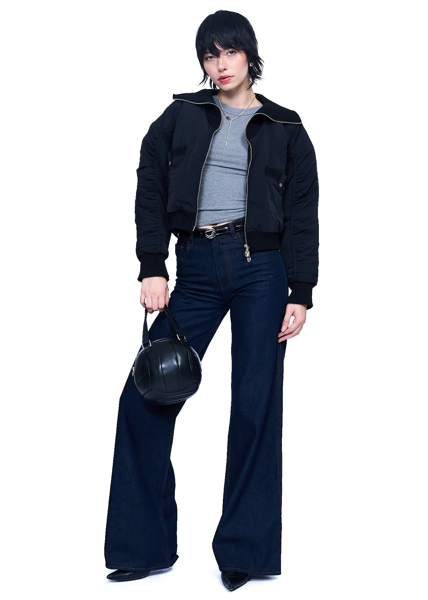 Coperni Croco Logo Skinny Belt