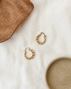 Cora Twist Hoops