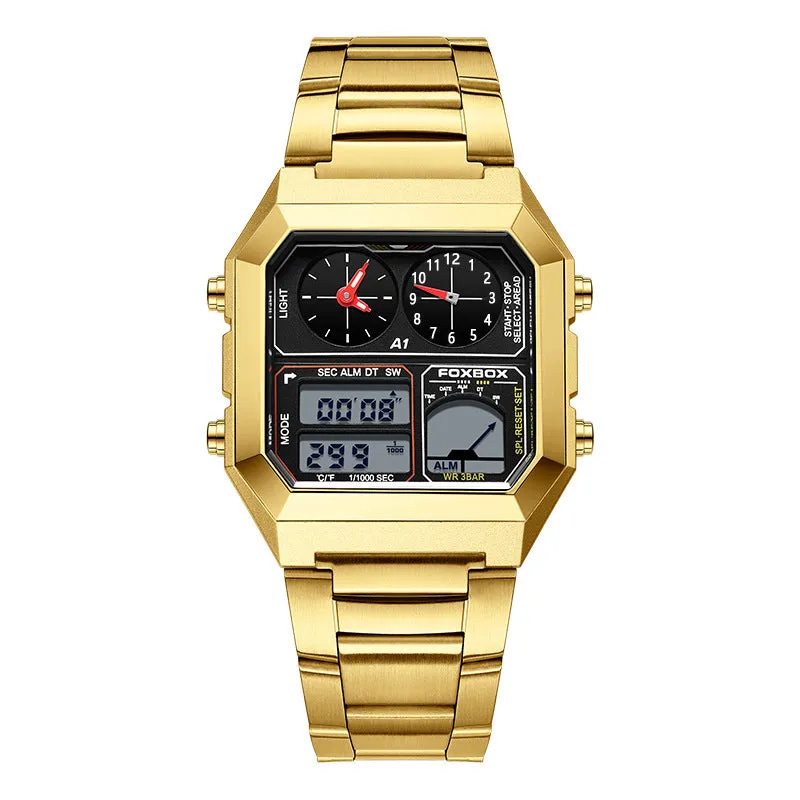 Dual Display Multifunctional Chronographe Watch