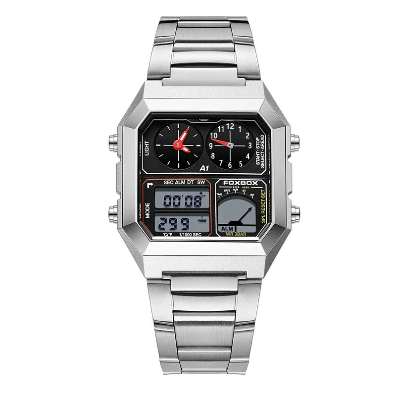 Dual Display Multifunctional Chronographe Watch