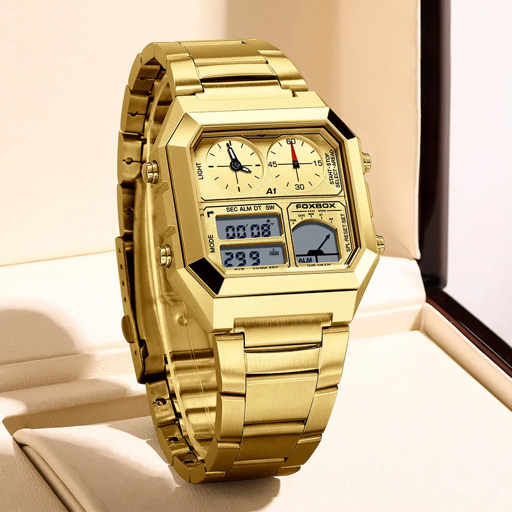 Dual Display Multifunctional Chronographe Watch