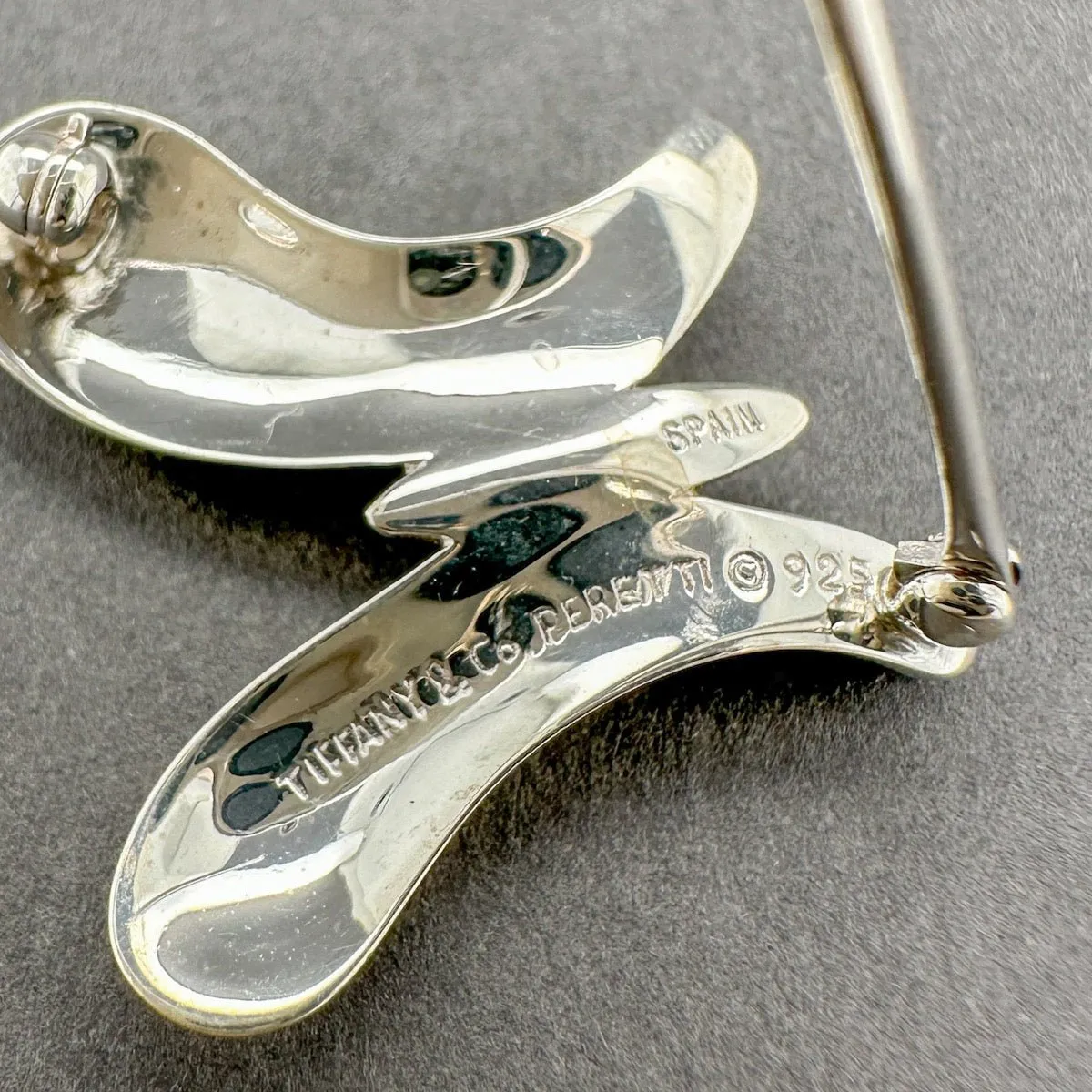 Estate Tiffany & Co. Peretti SS Butterfly Pin