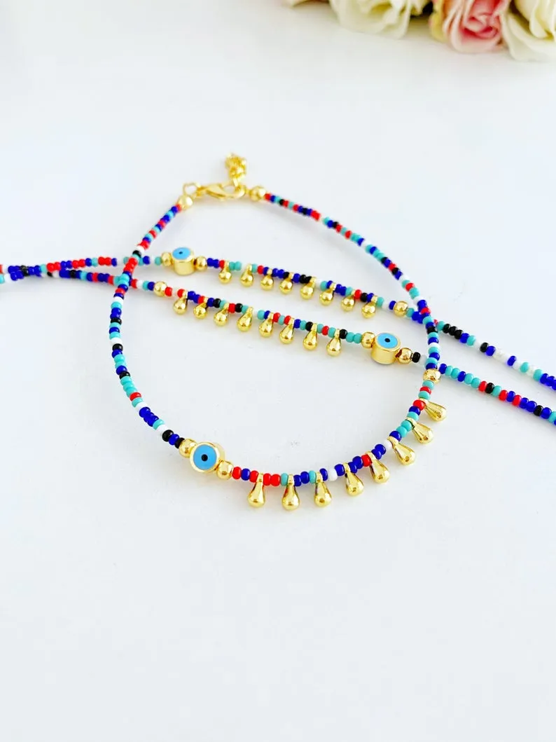 Evil Eye Anklet Bracelet
