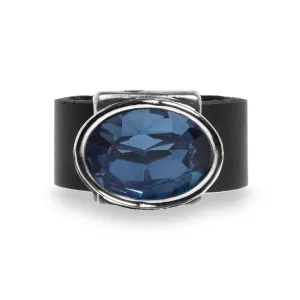 Eye Catching Dark Blue Ring