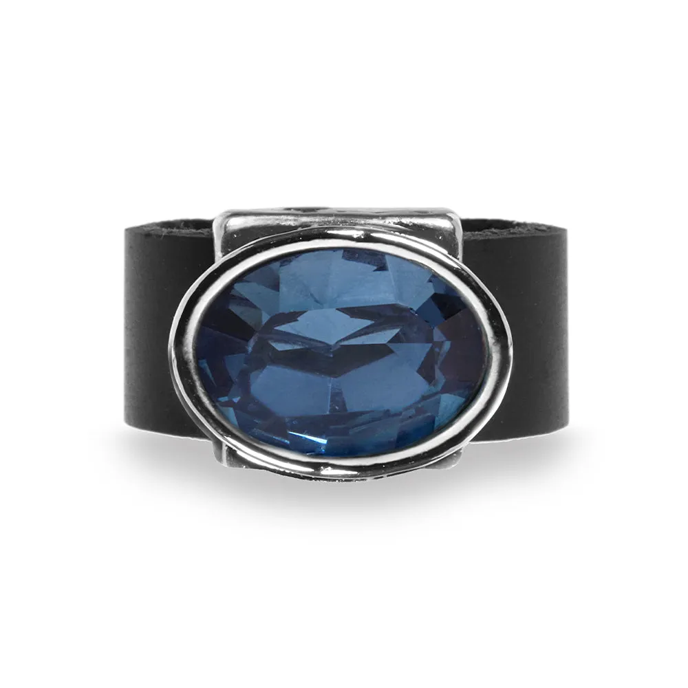 Eye Catching Dark Blue Ring