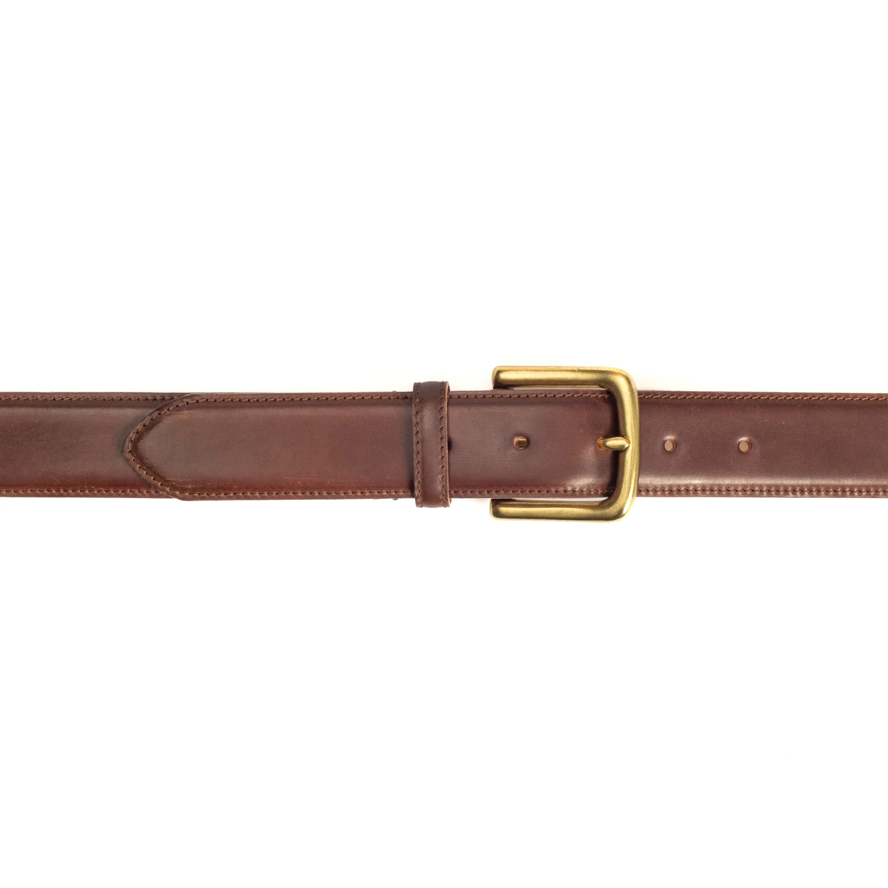 Feather Edge Belt - D11 Colour No.4 Shell Cordovan