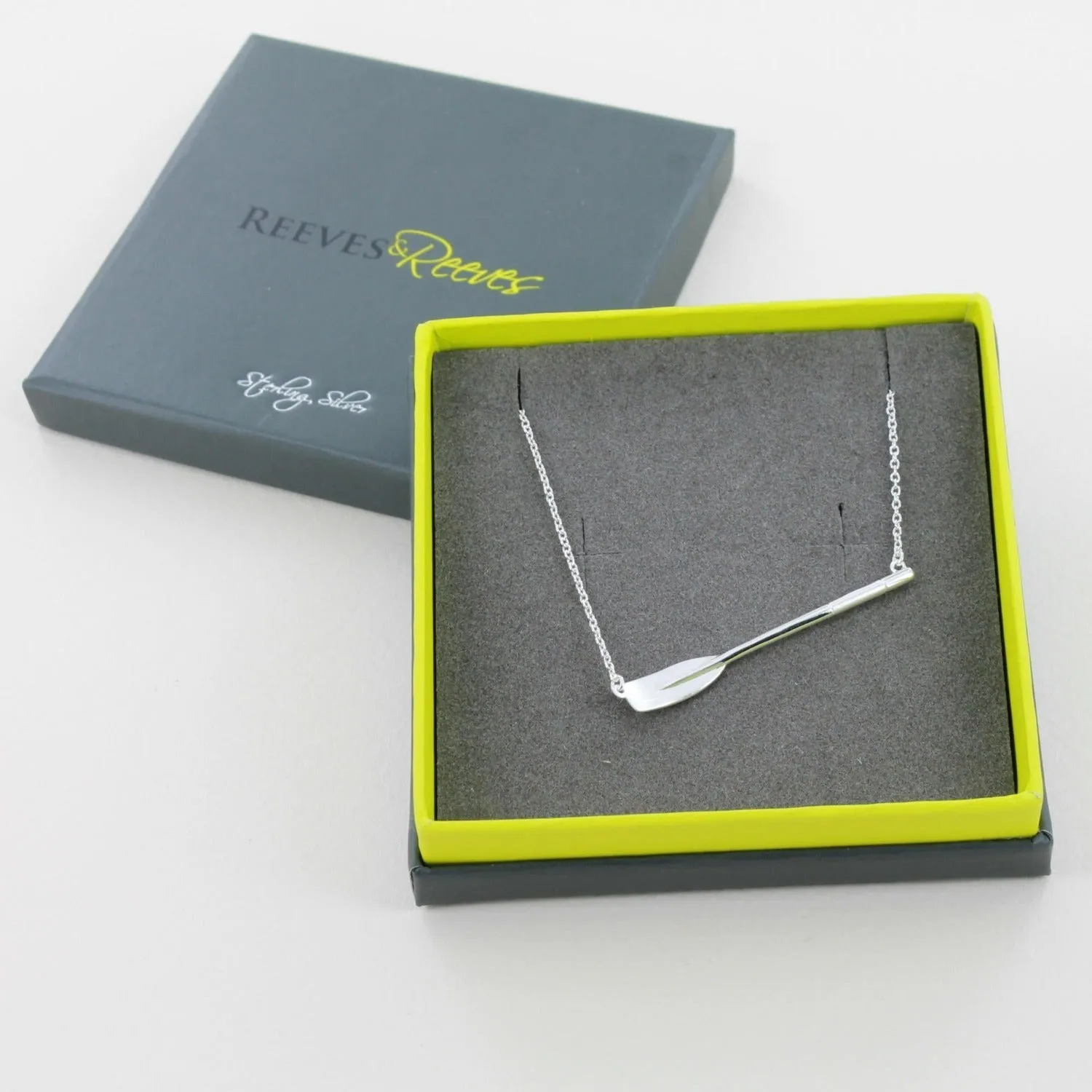 Gig Oar Sterling Silver Necklace