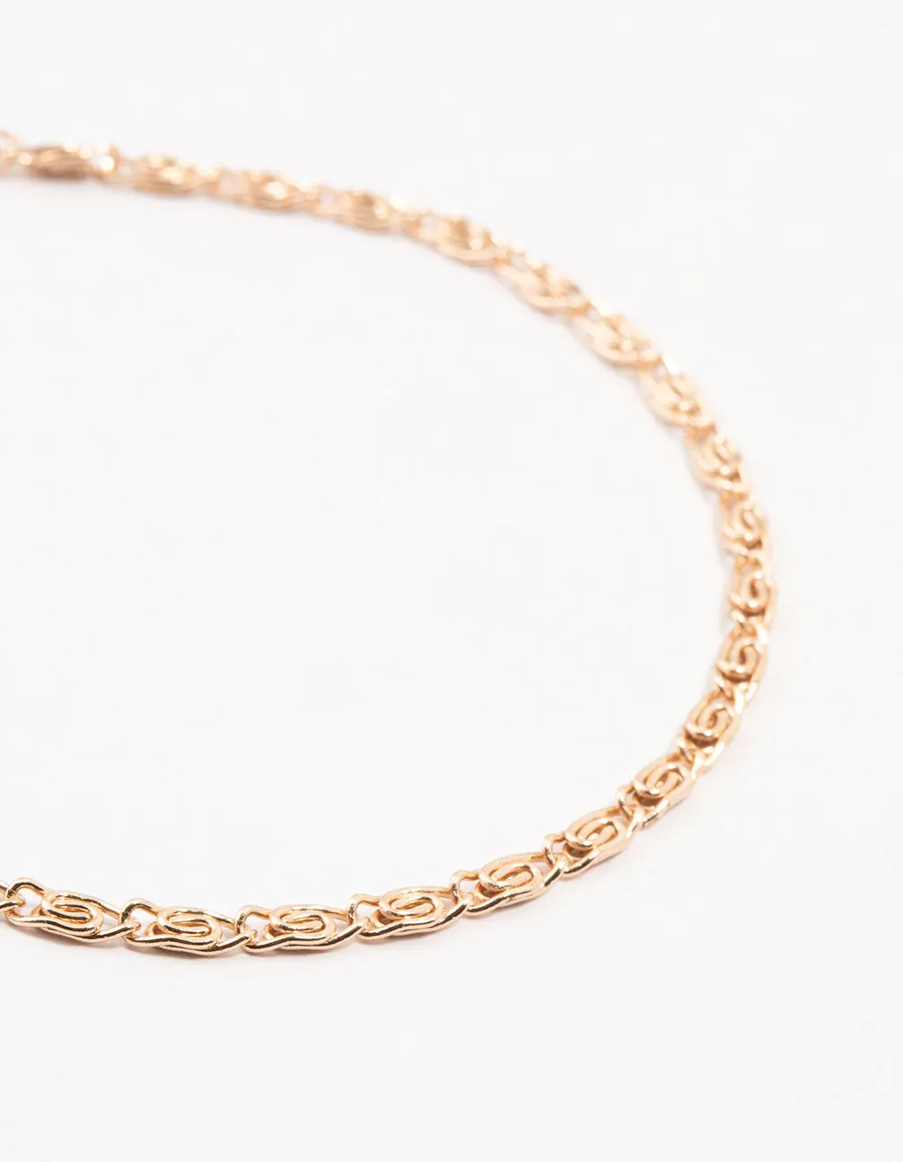 Gold  Pearl & Evil Eye Anklets 2-Pack