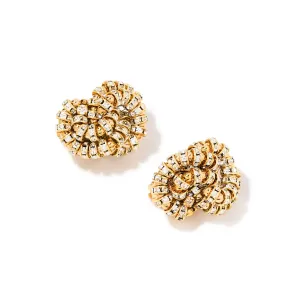 Gold Twist Earrings