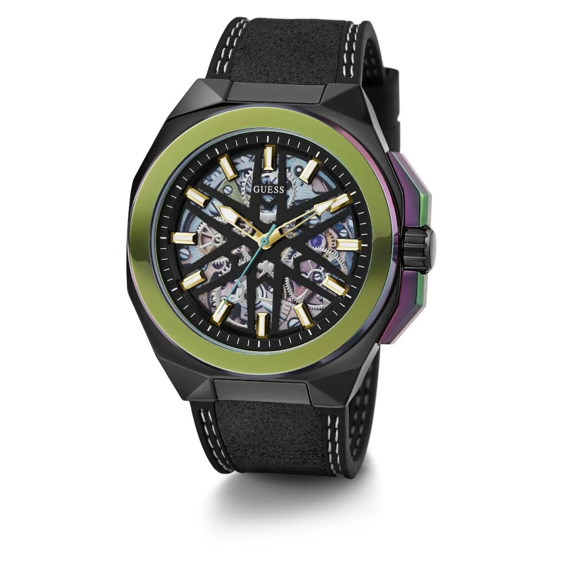 Guess Men 45 mm Black Dial Analog Watch- GW0635G3
