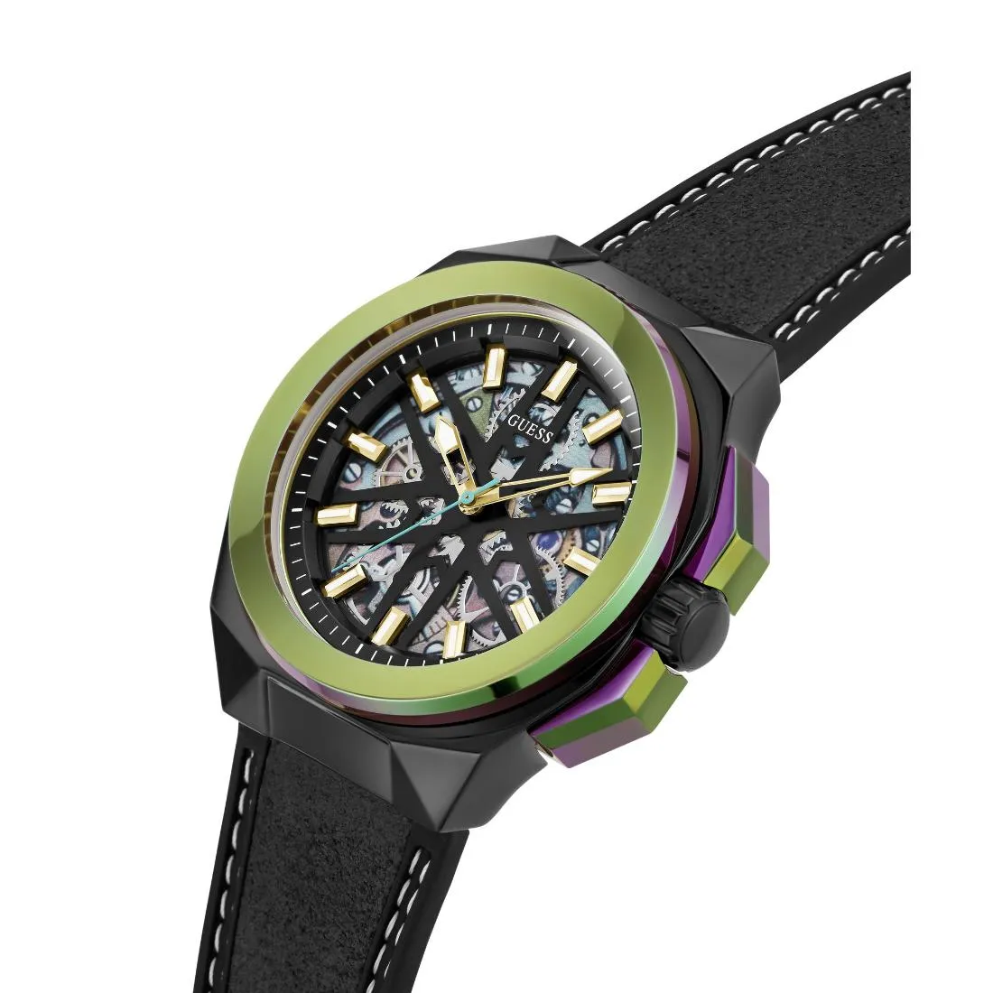 Guess Men 45 mm Black Dial Analog Watch- GW0635G3