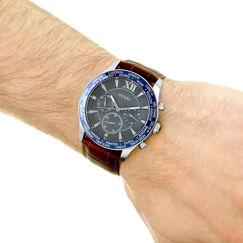 Guess Men Blue Dial Analog Watch - W1262G1