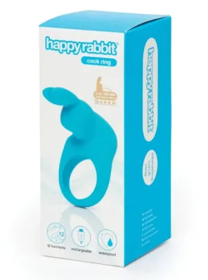 Happy Rabbit Rechargeable Cock Ring Blue