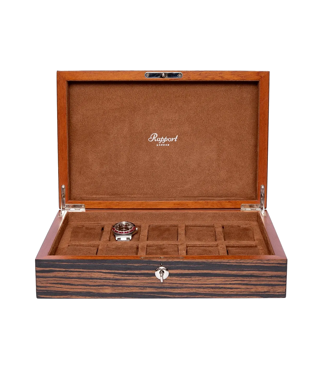 Heritage Ten Watch Box in Macassar Wood