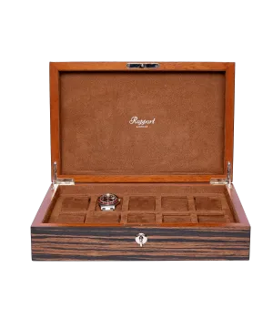 Heritage Ten Watch Box in Macassar Wood