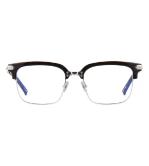 Hublot Unisex Black & Silver Square Optical Frame