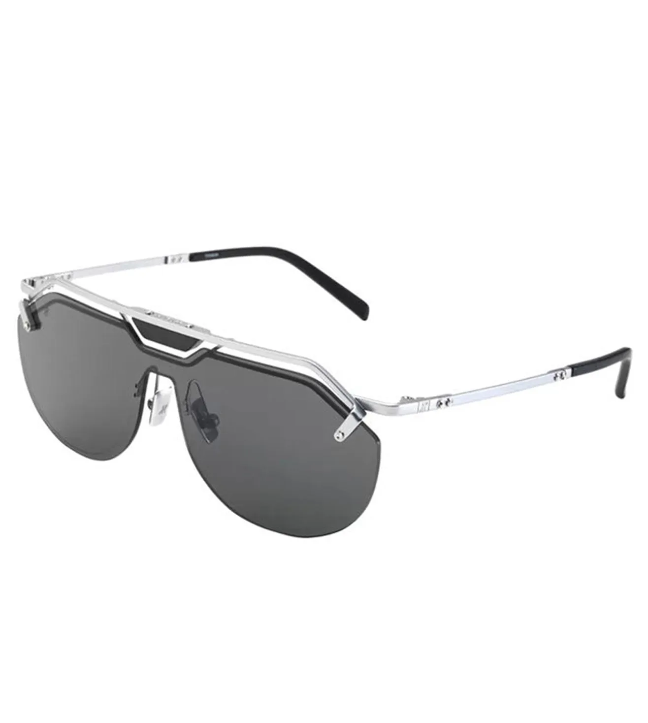 Hublot Unisex Grey-mirrored Shield Sunglasses