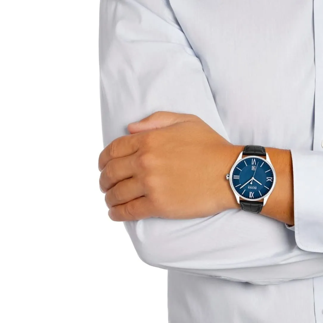 Hugo Boss Governor Blue Dial Unisex Watch 1513553
