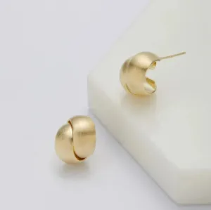 Jessie Earring - Brushed Gold