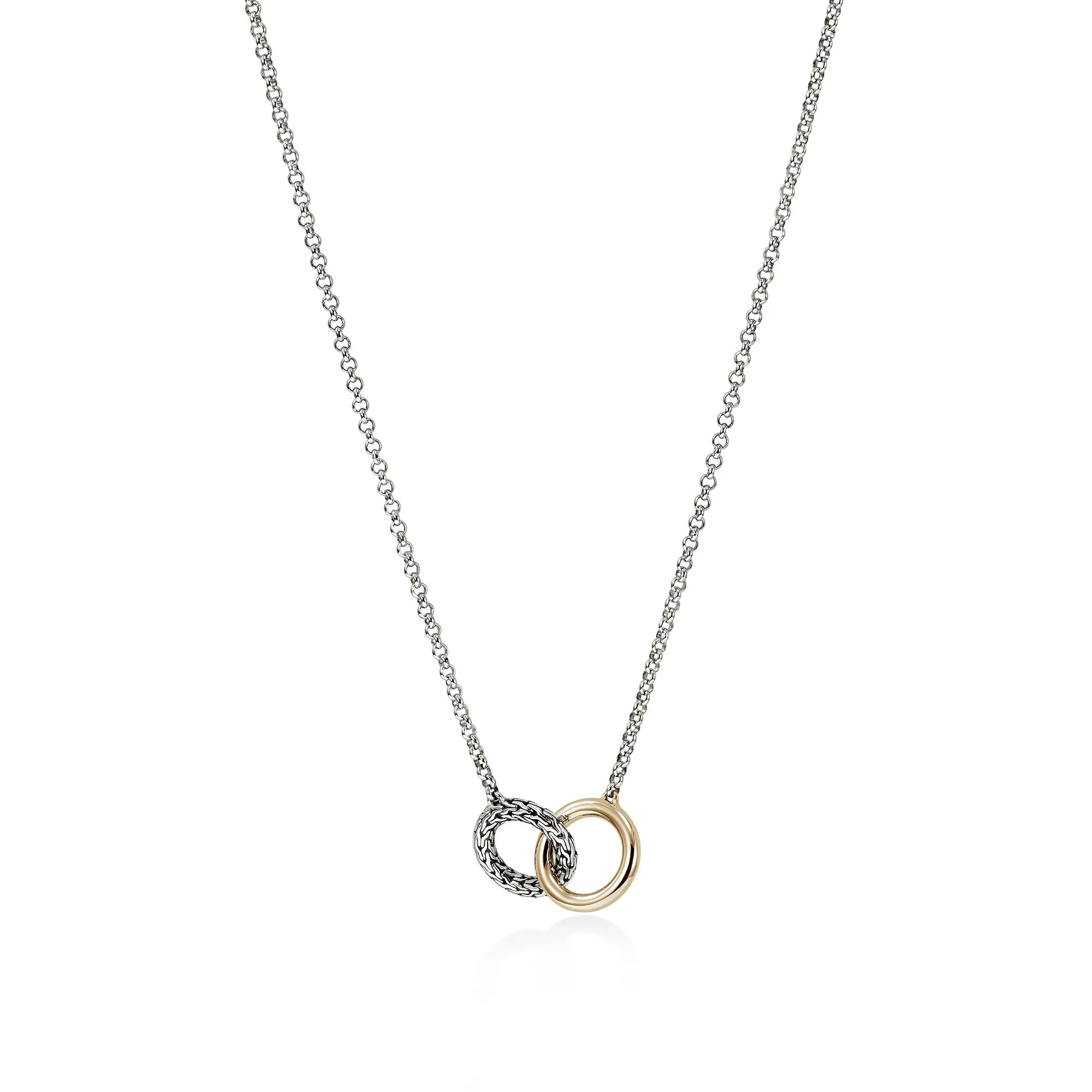 JH Essential Linked Necklace, Gold, Sterling Silver, 2MM|NZZ98707