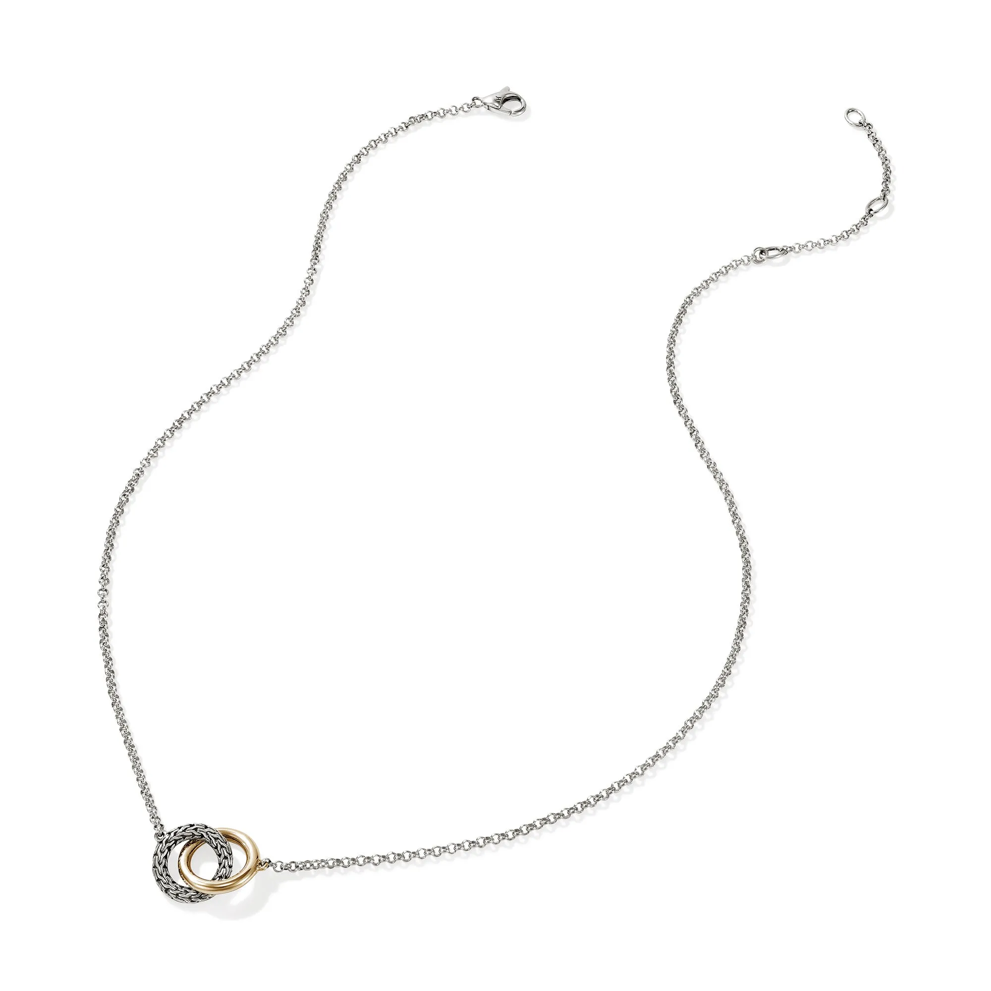JH Essential Linked Necklace, Gold, Sterling Silver, 2MM|NZZ98707