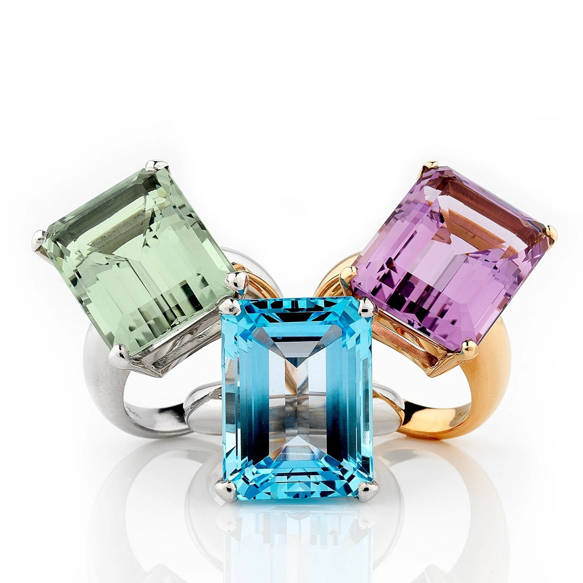 Le Soiree Cocktail Rings - Blue Topaz