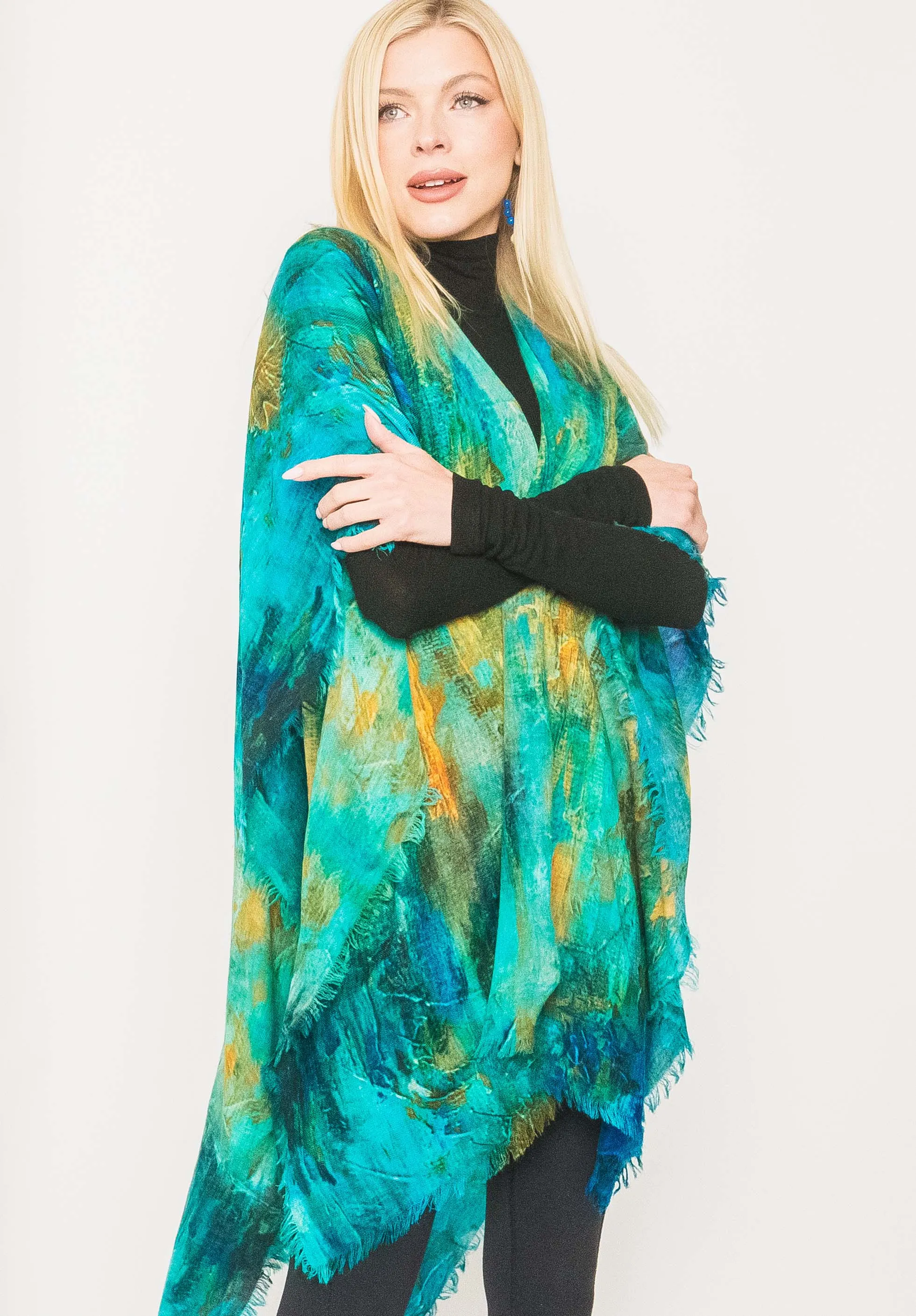 Light Wool Cape -  Winter Sale 50% Off - At checkout use code Winter50%