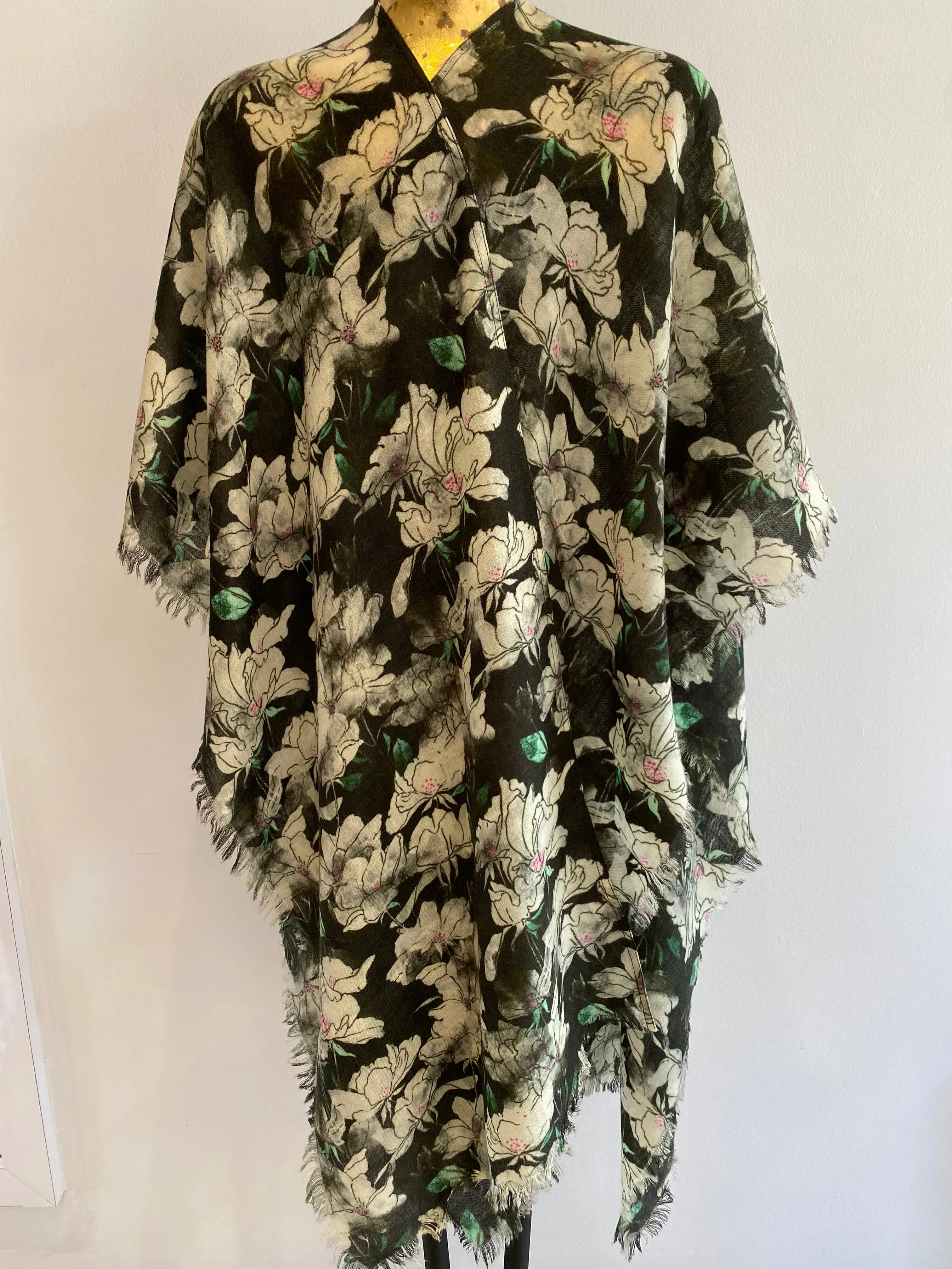 Light Wool Cape -  Winter Sale 50% Off - At checkout use code Winter50%