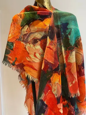Light Wool Cape -  Winter Sale 50% Off - At checkout use code Winter50%