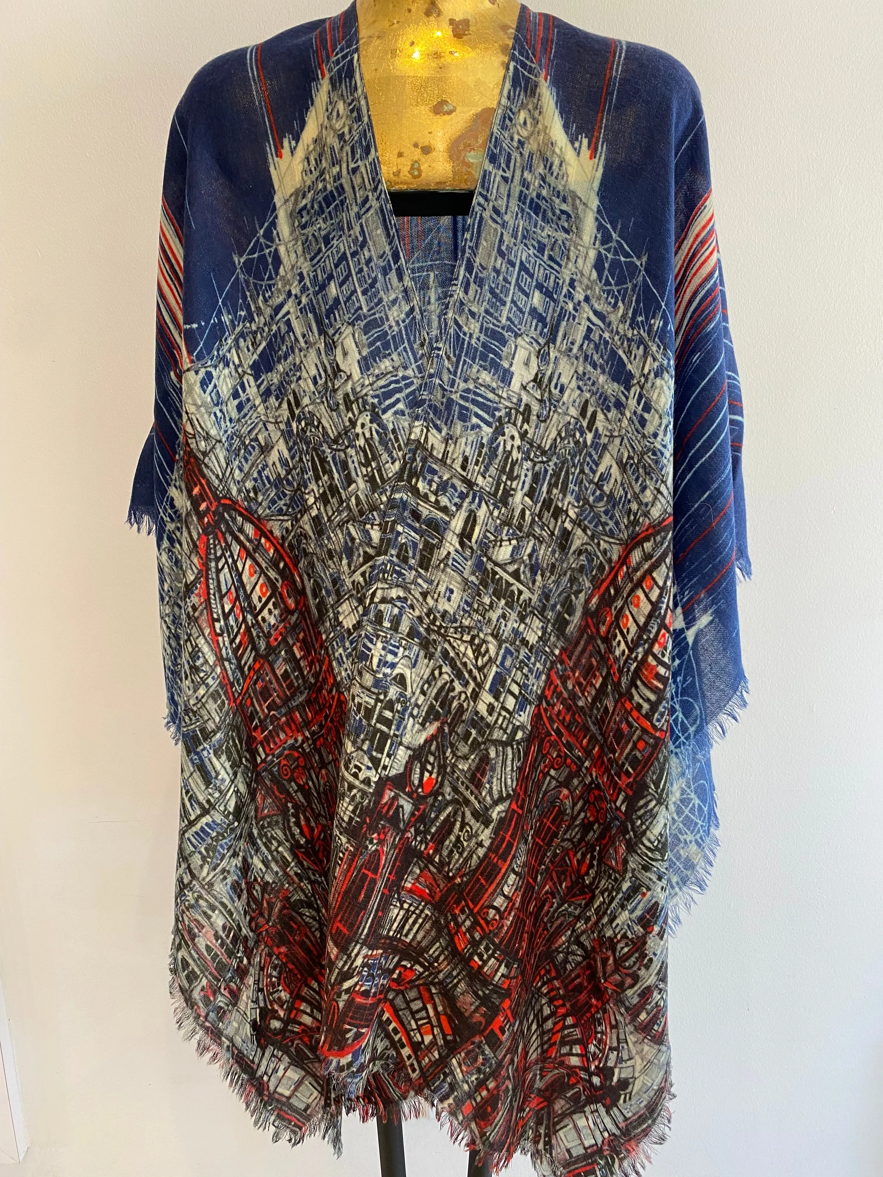 Light Wool Cape -  Winter Sale 50% Off - At checkout use code Winter50%