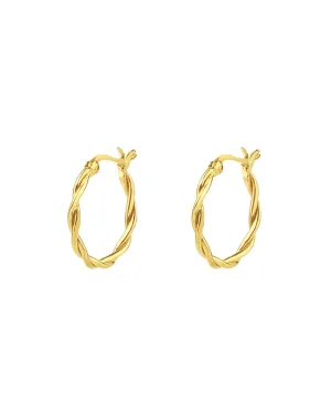 Loose Twist Hoops I 20mm