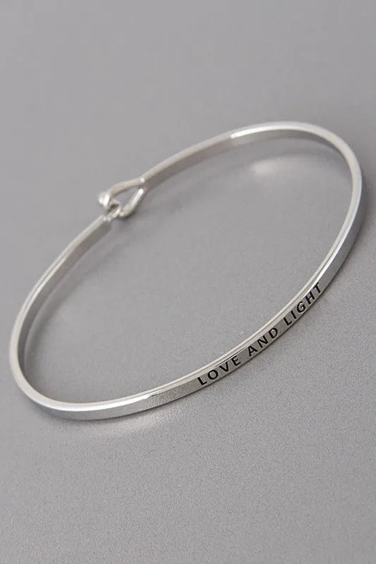 Love & Light Bangle Bracelet