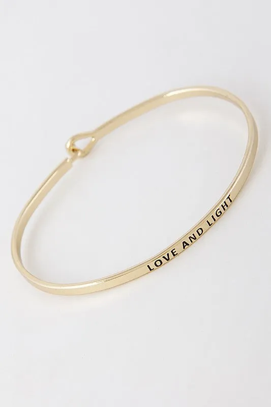Love & Light Bangle Bracelet