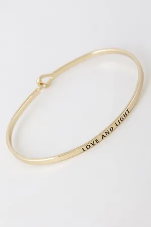 Love & Light Bangle Bracelet
